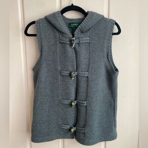 Ralph Lauren Wool Gray Knit Sweater